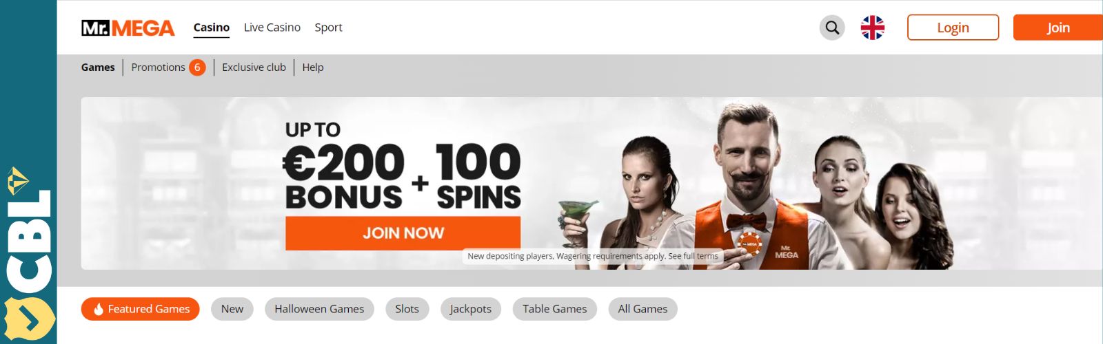 Play at Mr.Mega online casino